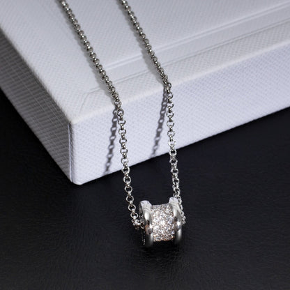 [Vicky]ZERO 1 SILVER DIAMOND NECKLACE