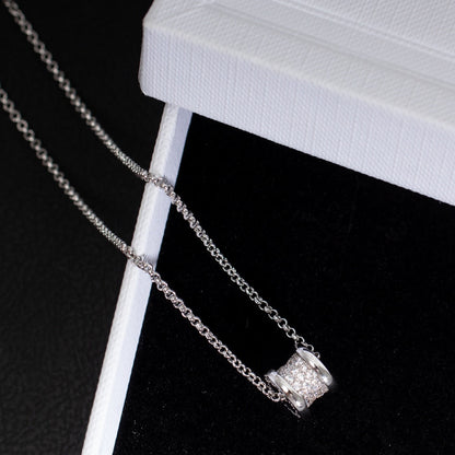 [Vicky]ZERO 1 SILVER DIAMOND NECKLACE