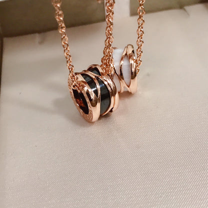 [Vicky]ZERO 1 FOUR BAND PINK GOLD CERAMIC