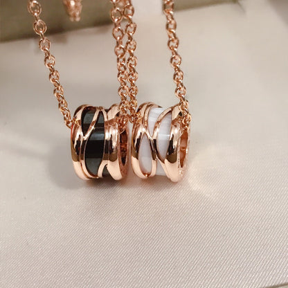 [Vicky]ZERO 1 FOUR BAND PINK GOLD CERAMIC