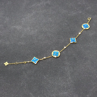 [Vicky]STAR AND SUN TURQUOISE 4 MOTIFS 3 DIAMONDS