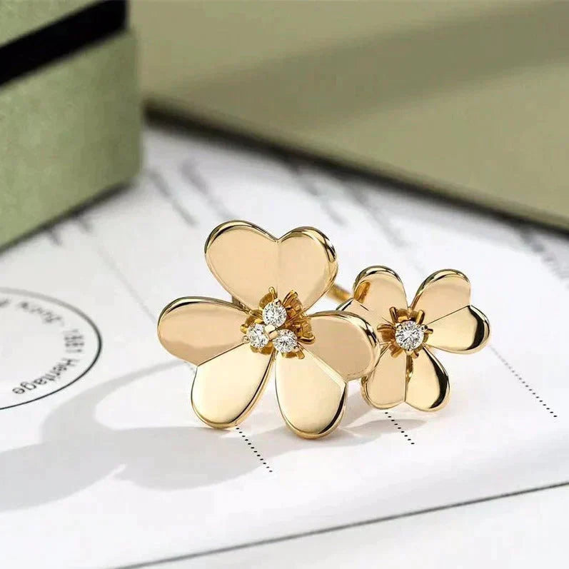 [Vicky]CLOVER COMOS GOLD DIAMOND RING