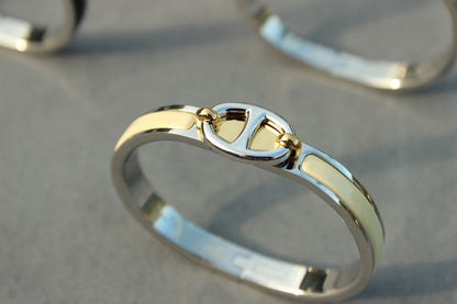 [Vicky]CLIC CHAINE SILVER BRACELET