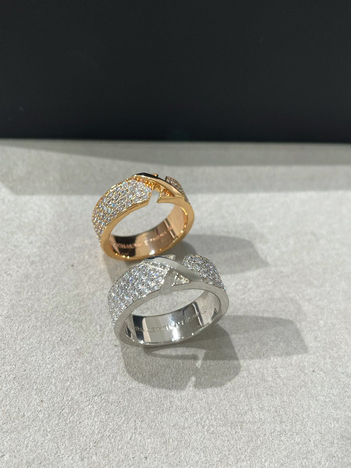 [Royal&Vicky]LIENS EVIDENCE  DIAMOND PAVED RING