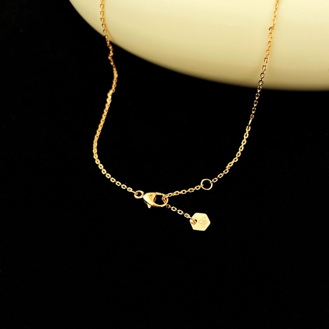 [Vicky] BEE MINI ANHÄNGER DIAMANT HALSKETTE