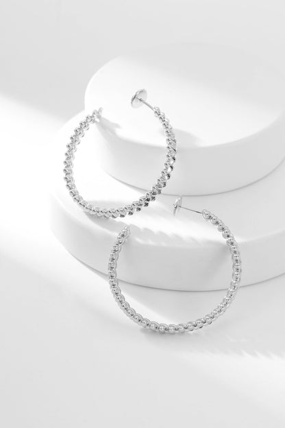 [Vicky]CLASH HOOP EARRINGS