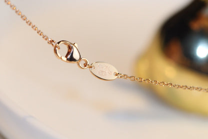 [Vicky]JEUX MALACHIT 1 DIAMANT ROTGOLD HALSKETTE
