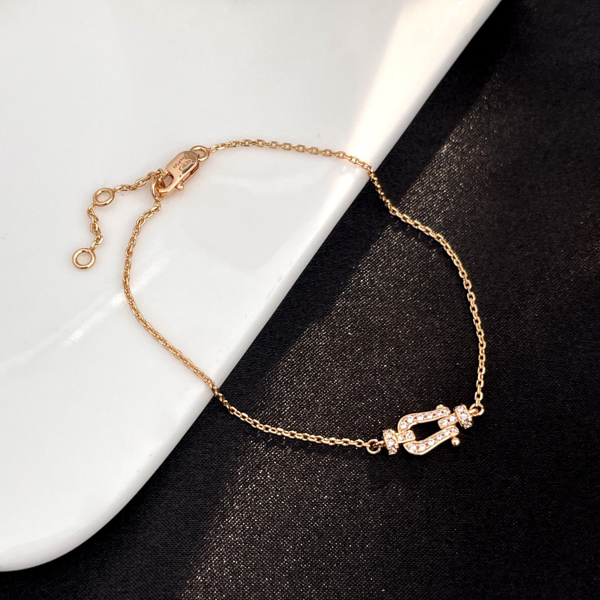 [Royal&Vicky]FORCE 10 FULL DIAMOND BUCKLE CHAIN LINK MINI MODEL