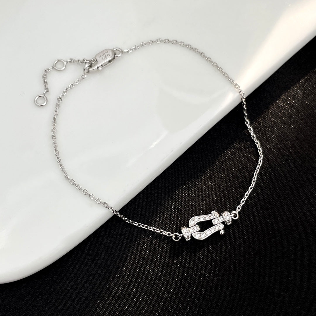 [Royal&Vicky]FORCE 10 FULL DIAMOND BUCKLE CHAIN LINK MINI MODEL