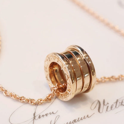 [Vicky]ZERO 1 PINK GOLD NECKLACE