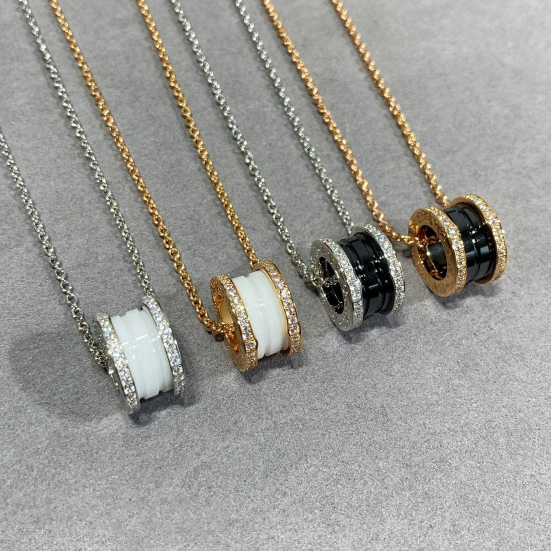 [Vicky]ZERO 1 DIAMOND CERAMIC NECKLACE