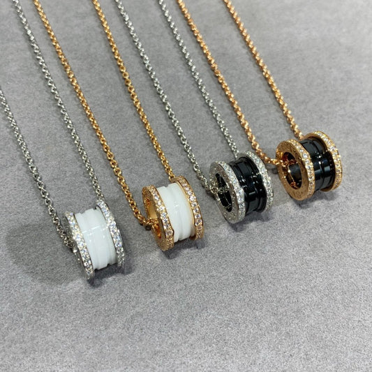 [Vicky]ZERO 1 DIAMOND CERAMIC NECKLACE