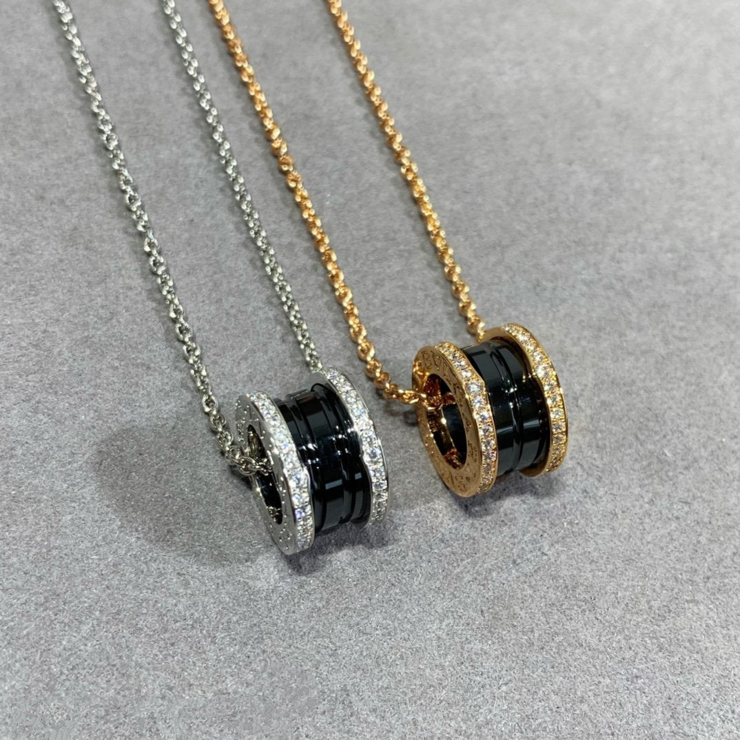 [Vicky]ZERO 1 DIAMOND CERAMIC NECKLACE