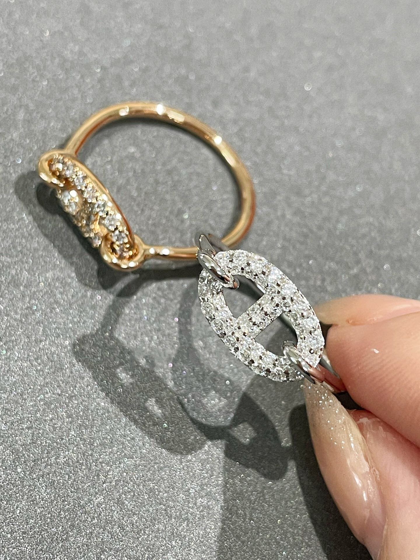 [Vicky]Runder kleiner Diamantring