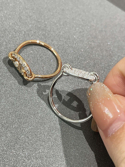 [Vicky]Runder kleiner Diamantring