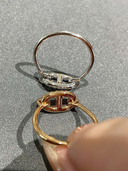 [Vicky]Runder kleiner Diamantring