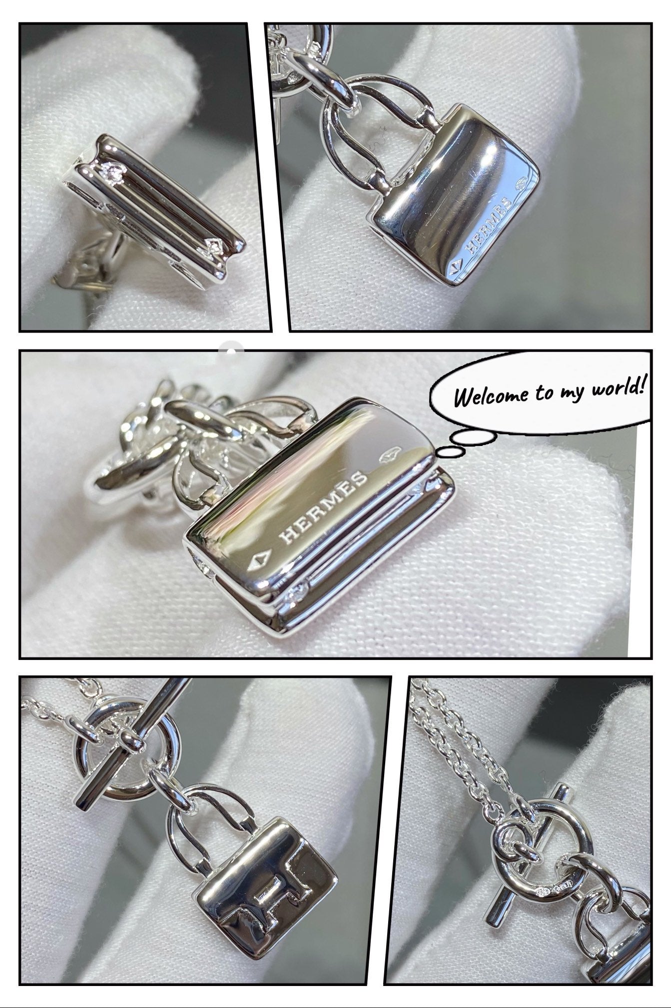[Vicky]CONSTANCE PEDANT SILVER NECKLACE