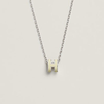 [Royal&Vicky]HM CLIC YELLOW ENAMEL GOLD NECKLACE