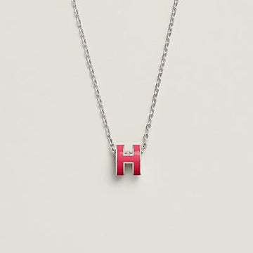 [Royal&Vicky]H NECKLACE PINK