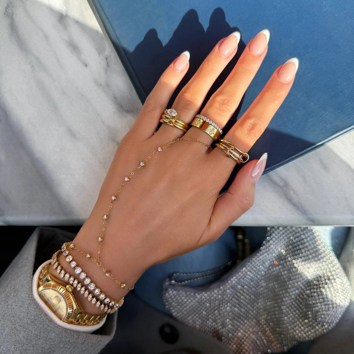 [Royal Vicky]Dara Diamond Ring Stack