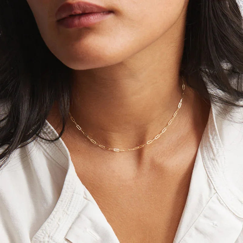 [Royal Vicky]Nadia Paperclip Chain Necklace