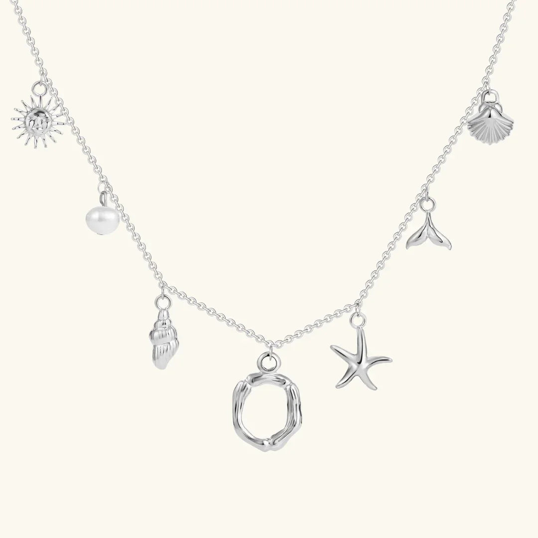 [Royal Vicky]Avaria Ocean Initial Necklace