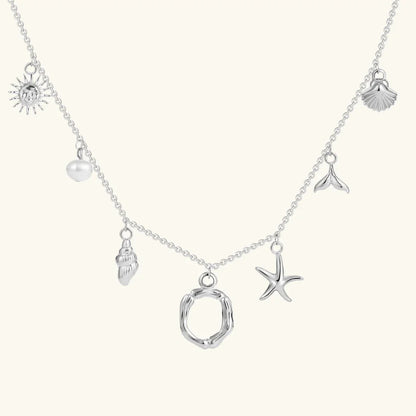 [Royal Vicky]Avaria Ocean Initial Necklace