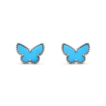 [Royal&Vicky]BUTTERFLY TURQUOISE EARRINGS SILVER