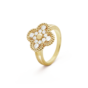 [Royal&Vicky]CLOVER DIAMOND RING