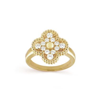 [Vicky]CLOVER DIAMOND RING