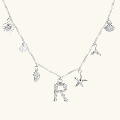 [Royal Vicky]Avaria Ocean Initial Necklace