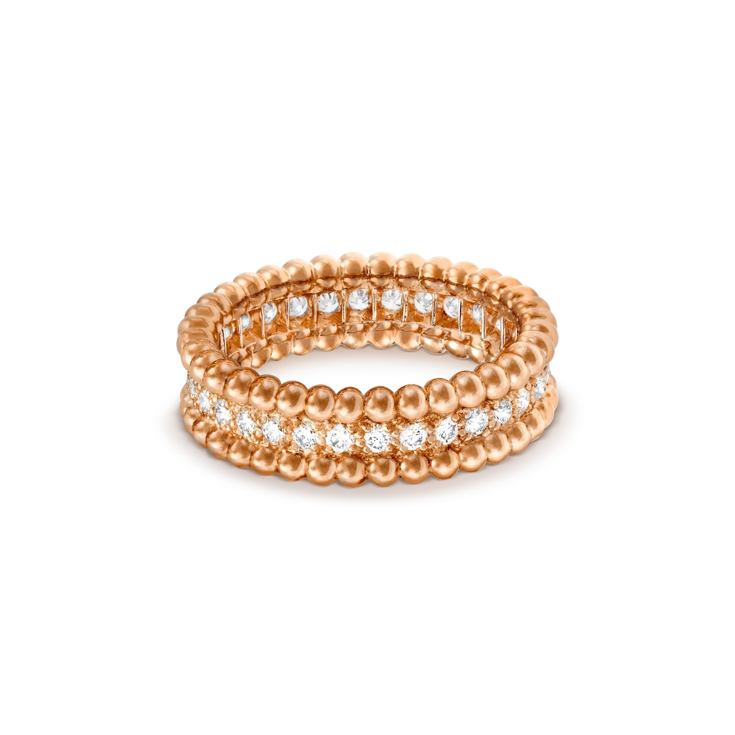 [Vicky]PERLEE DIAMOND ROSE GOLD RING