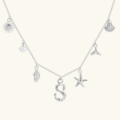 [Royal Vicky]Avaria Ocean Initial Necklace