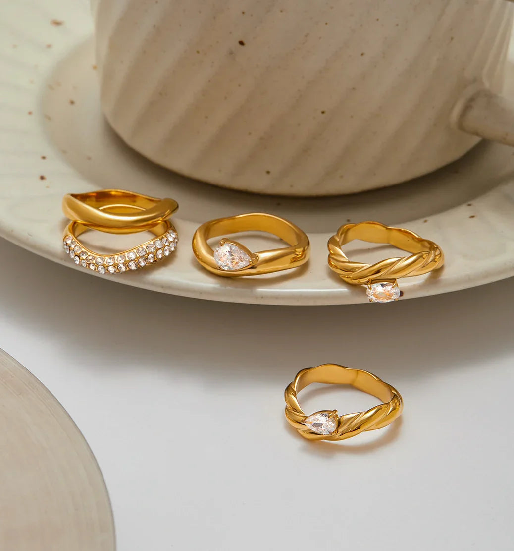 [Royal Vicky]Noemi Curated Ring Stack Collection