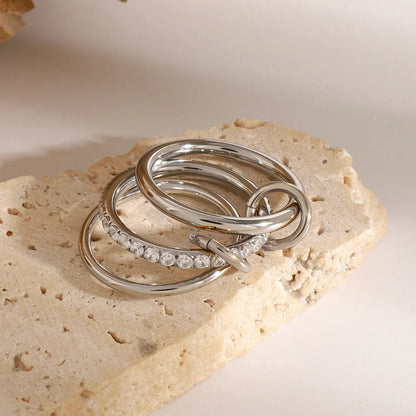 [Royal Vicky]Emmanuelle Diamond Ring Stack