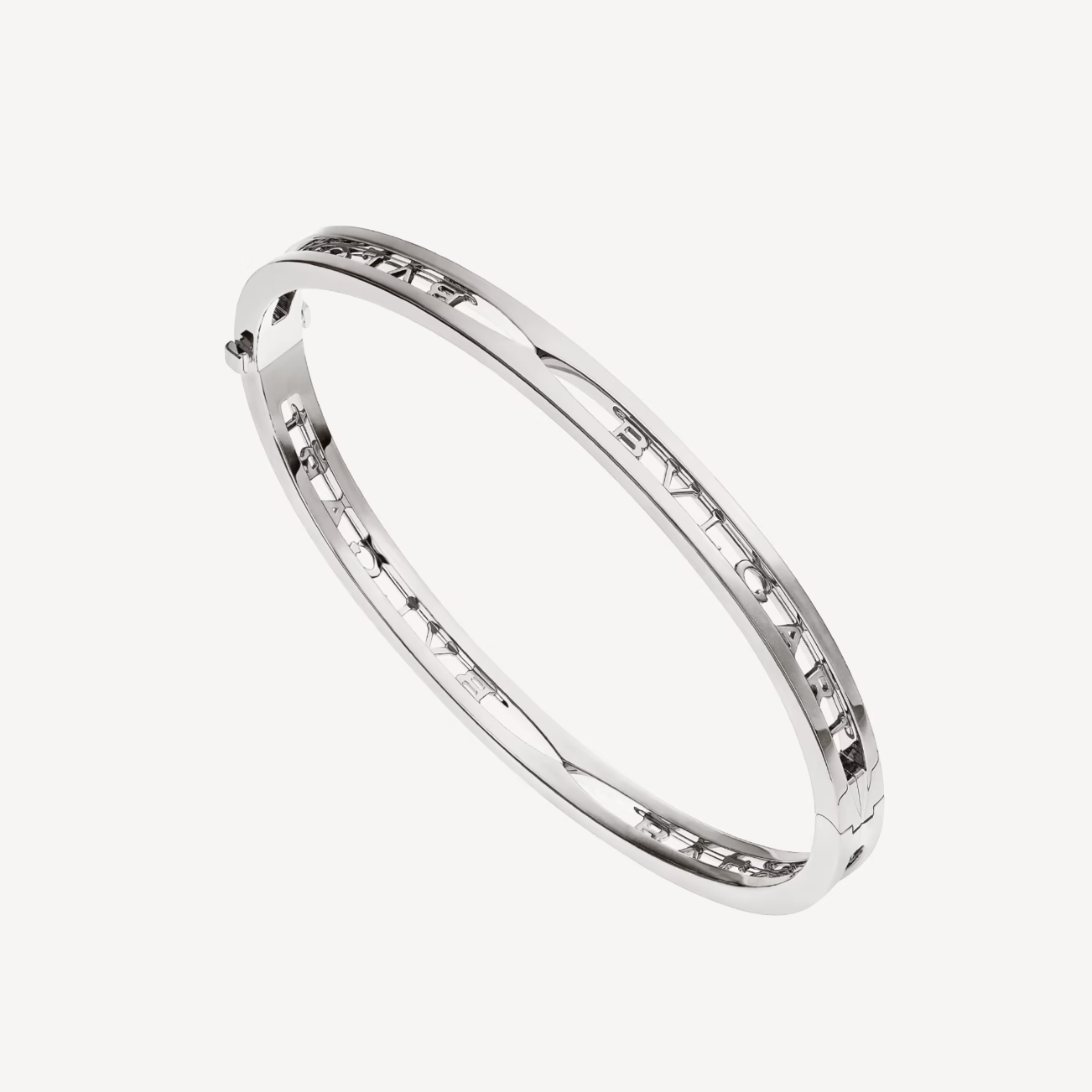 [Vicky]ZERO 1 SPIRAL LOGO SILVER BRACELET