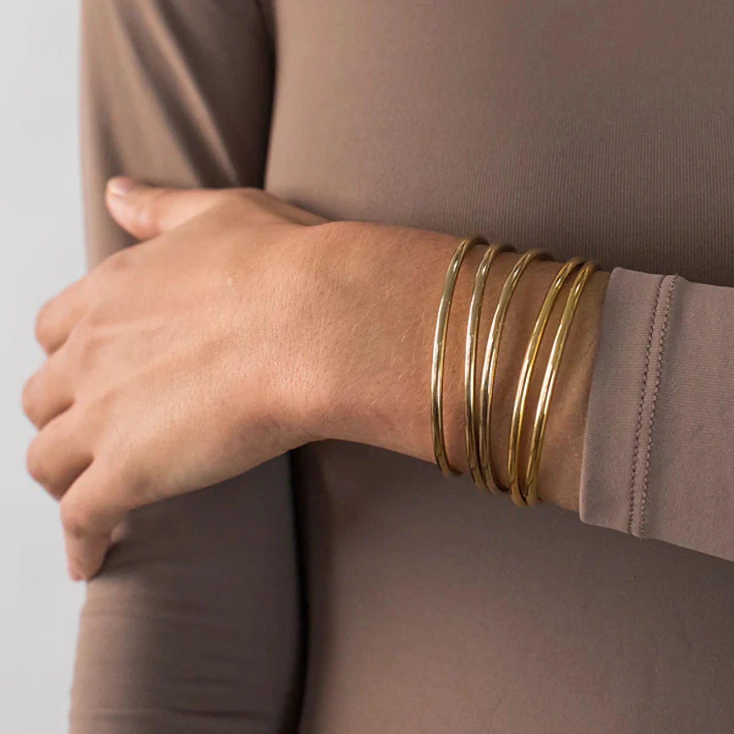 [Royal Vicky]Shannon Gold Bangle Set