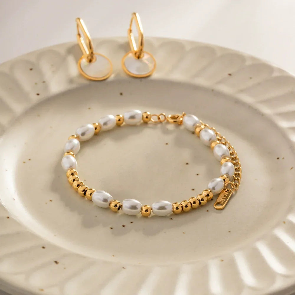 [Royal Vicky]Wynn Freshwater Pearl Bracelet