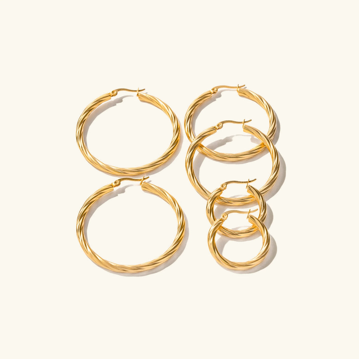 [Royal&Vicky]ゼフィ フープピアス
