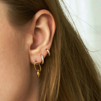 [Royal Vicky]Alexandria Huggie Earrings