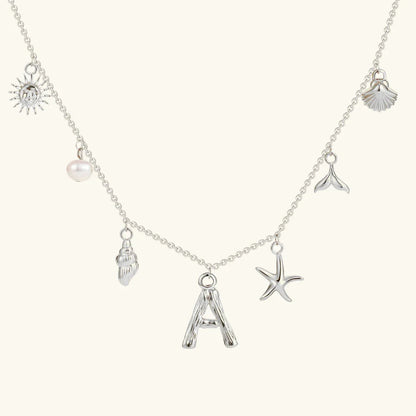 [Royal Vicky]Avaria Ocean Initial Necklace