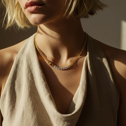 [Royal Vicky]Maelle Diamond Necklace