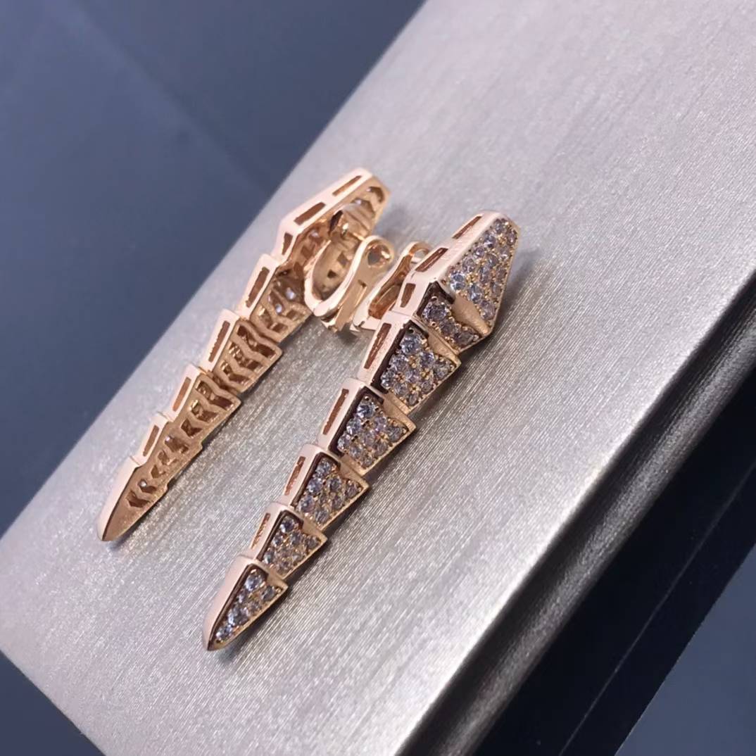 [Vicky]NEW！STARRY SNAKE CLIP-ON EARRINGS