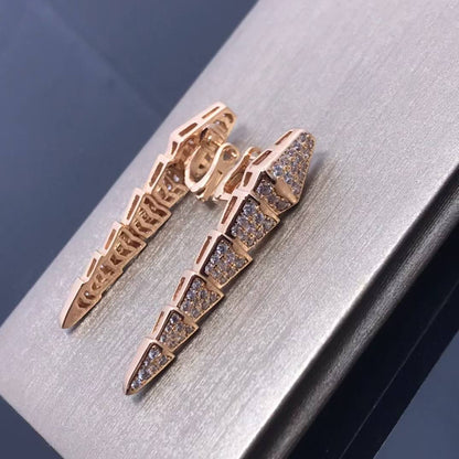 [Vicky]NEW！STARRY SNAKE CLIP-ON EARRINGS