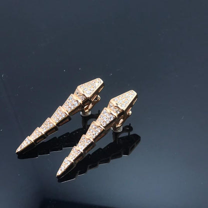 [Vicky]NEW！STARRY SNAKE CLIP-ON EARRINGS
