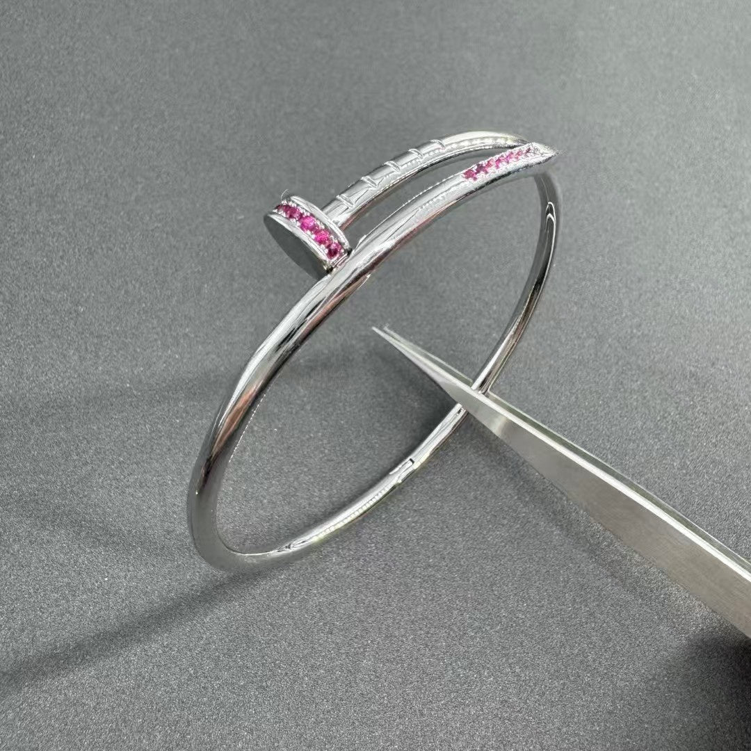 [Vicky Jewelry]JUSTE BRACELET 2.5MM DIAMONDS NEW
