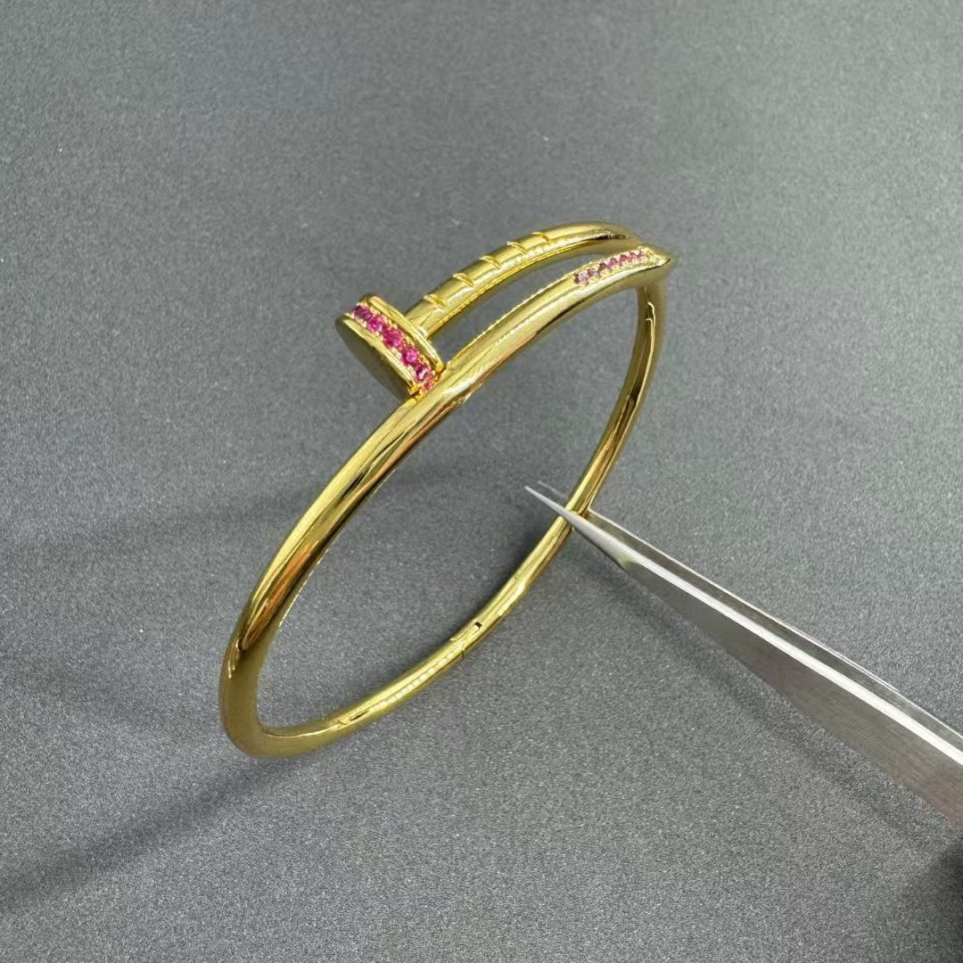 [Vicky]JUSTE BRACELET 2.5MM DIAMONDS NEW