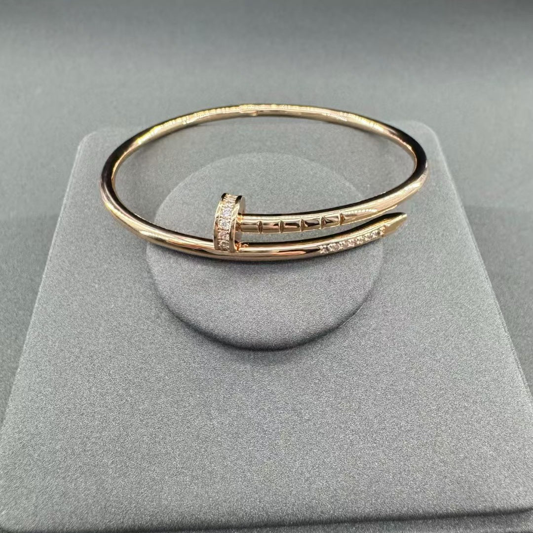 [Vicky]JUSTE BRACELET 2.5MM DIAMONDS NEW