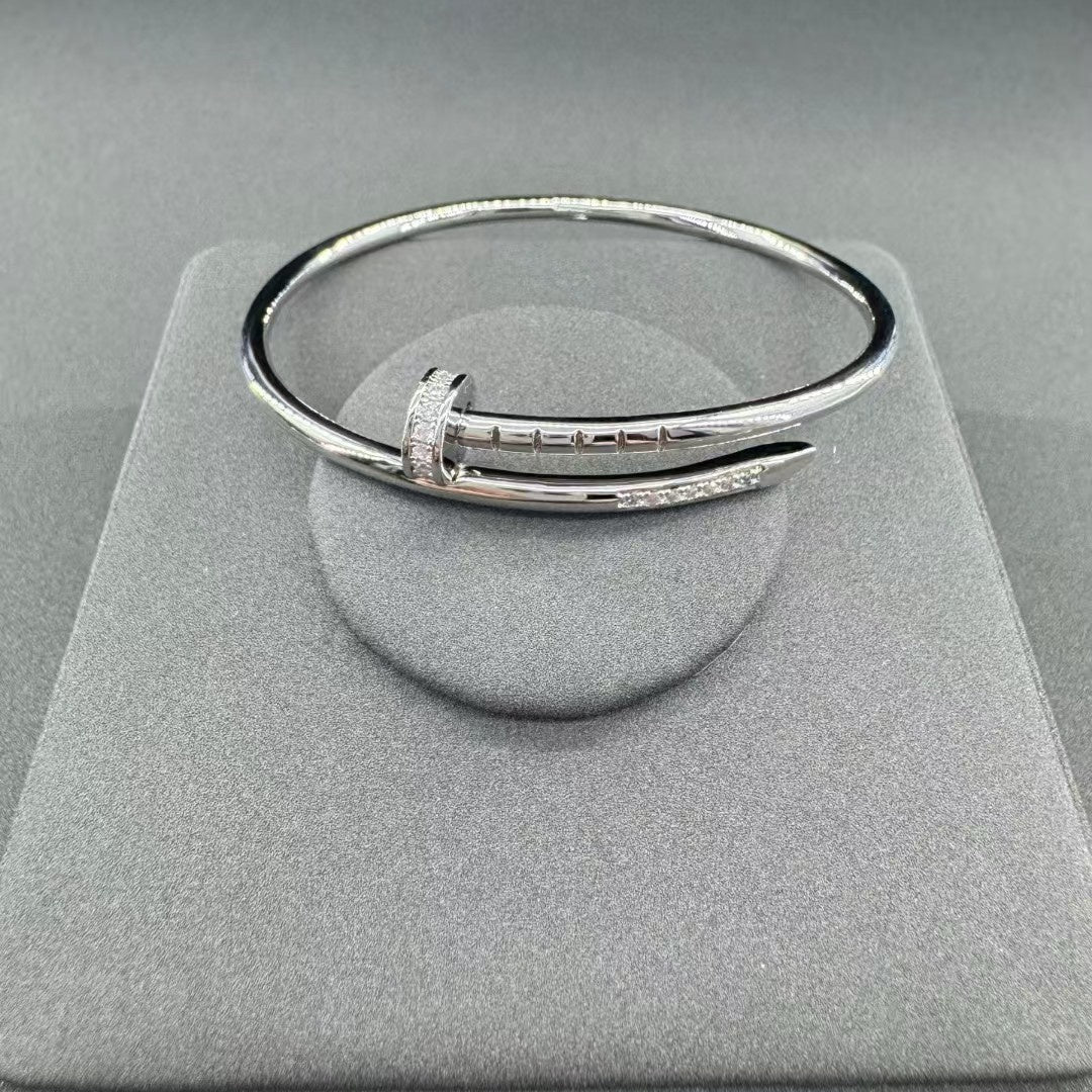 [Vicky Jewelry]JUSTE BRACELET 2.5MM DIAMONDS NEW