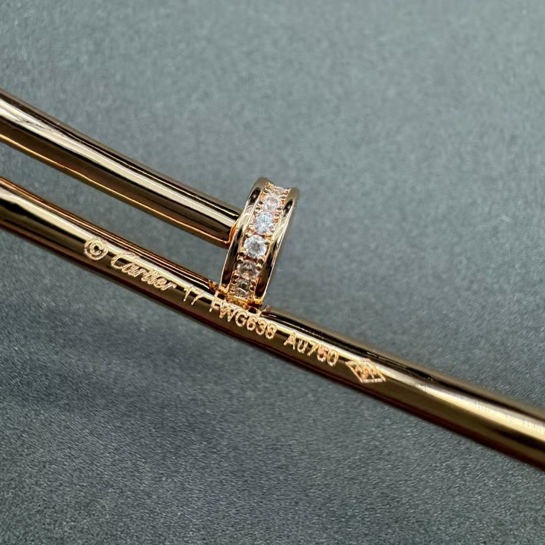 [Vicky Jewelry]JUSTE BRACELET 2.5MM DIAMONDS NEW